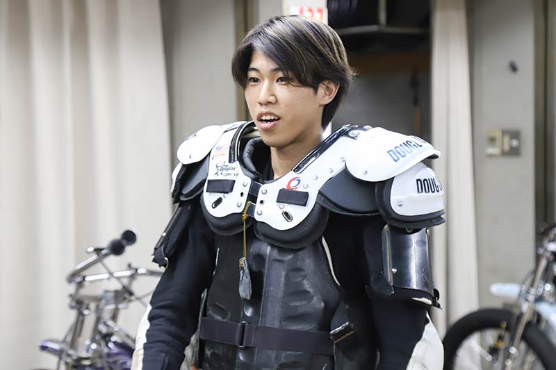 長田稚也選手